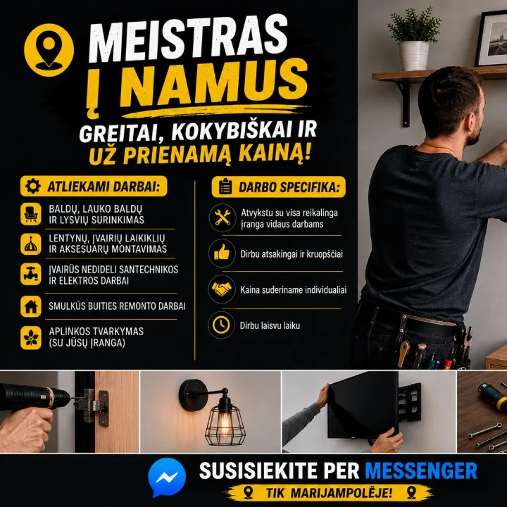 Baldų surinkimas arba išrinkimas